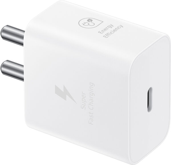 Samsung 25 W GaN 3 A Wall Charger for Mobile  (White) - Image 3