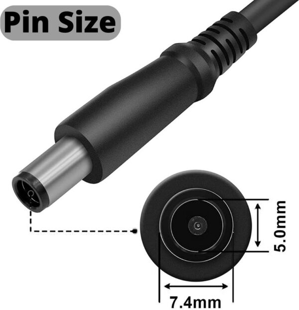 Myria laptop charger adapter Big tip 65 W Adapter  (Power Cord Included) - Image 3