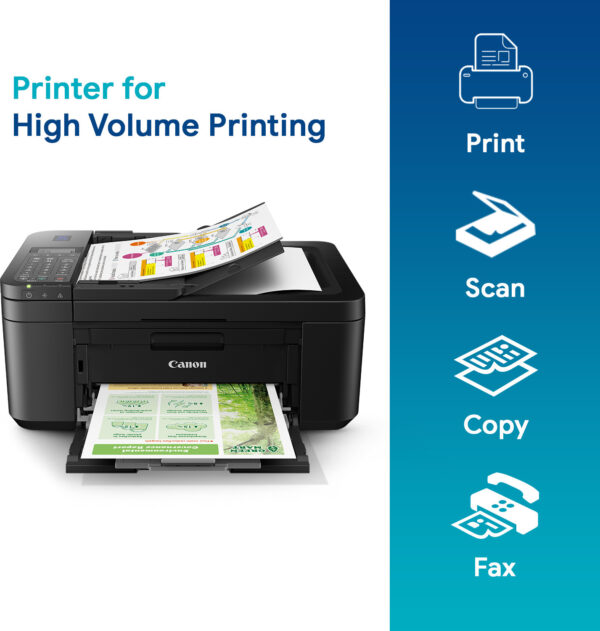 Canon E4570 Multi-function WiFi Color Inkjet Printer - Image 2