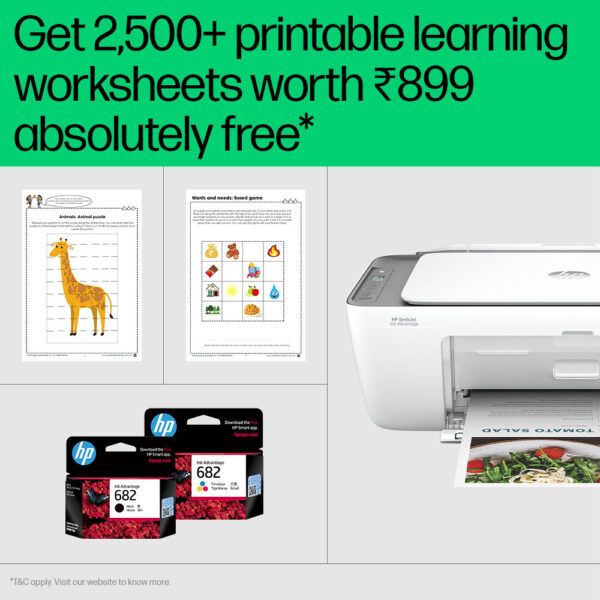 HP DeskJet Ink Advantage 2876 All-in-One Multi-function WiFi Color Inkjet Printer for Print/Scan/Copy, Ideal for Home - Image 3