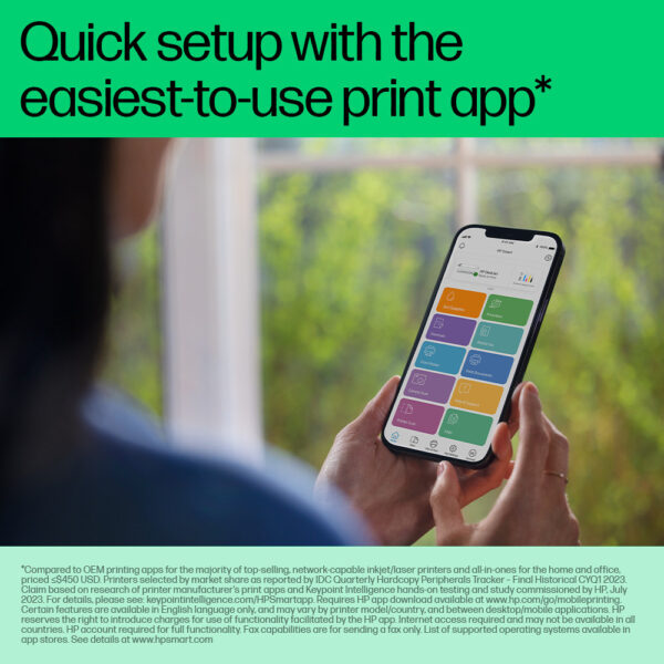 HP DeskJet Ink Advantage 2876 All-in-One Multi-function WiFi Color Inkjet Printer for Print/Scan/Copy, Ideal for Home - Image 2