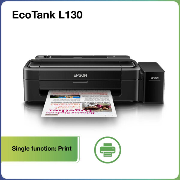 Epson L130 Single Function Inkjet Printer  (4 Ink Bottles Included) - Image 3
