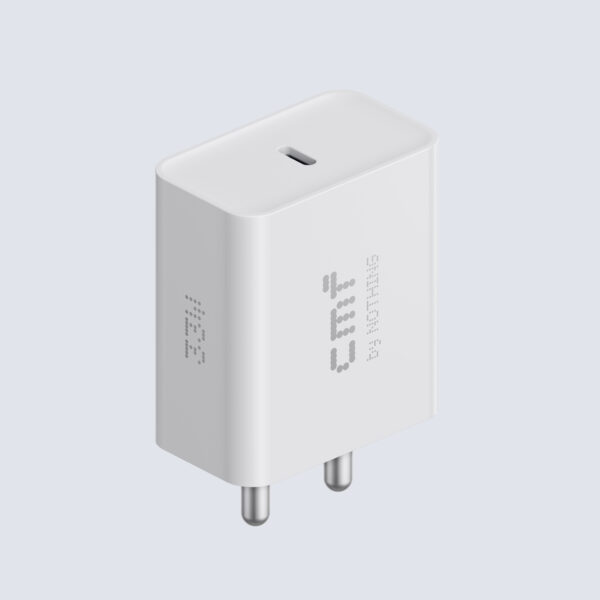 CMF by Nothing 33 W Quick Charge 3 A Wall Charger for Mobile  (White) - Image 3