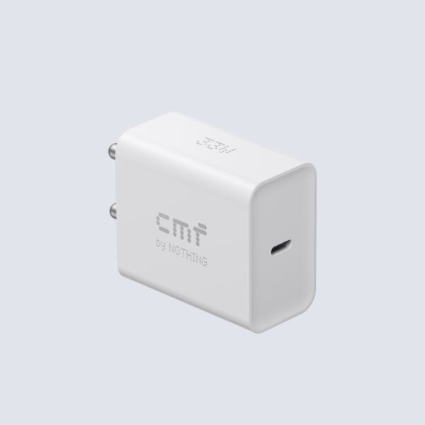 CMF by Nothing 33 W Quick Charge 3 A Wall Charger for Mobile  (White) - Image 2