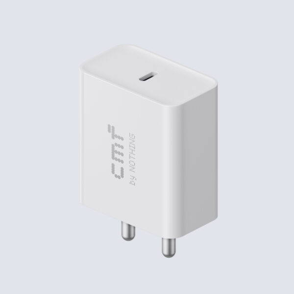 CMF by Nothing 33 W Quick Charge 3 A Wall Charger for Mobile  (White) - Image 4