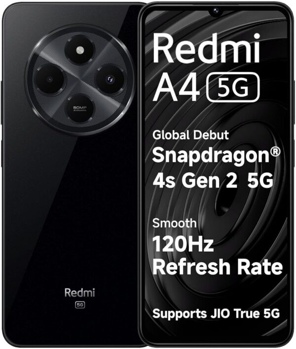 REDMI A4 (Starry Black, 128 GB)  (6 GB RAM)