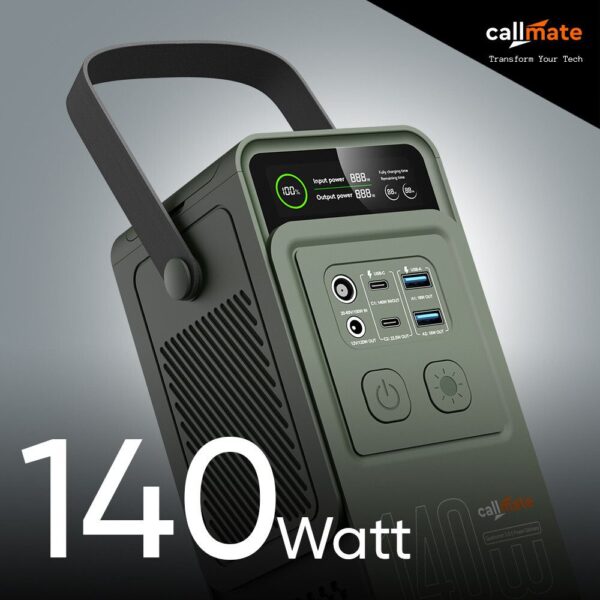 Callmate 60000 mAh 140 W Power Bank  (Green, Lithium, Fast Charging, Power Delivery 3.0, Quick Charge 2.0 for Mobile, Laptop, Speaker, Tablet, Trimmer, Earbuds) - Image 2
