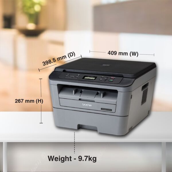 brother DCP-L2520D IND Multi-function Monochrome Laser Printer (Borderless Printing) with Auto Duplex Feature  (Toner Cartridge) - Image 4