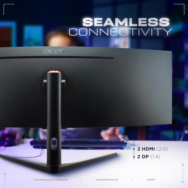 Acer 124.46 cm (49 inch) Curved Full HD VA Panel Gaming Monitor (EI491CR)  (Response Time: 4 ms, 144 Hz Refresh Rate) - Image 4