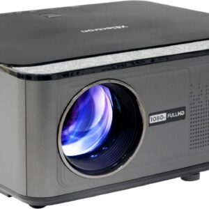 XElectron iProjector 1 Plus (18000 lm / 2 Speaker) with Dolby Sound, Auto Keystone, Netflix Support, 4K HDR Smart Android Projector  (Black1)