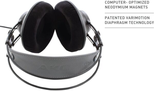 AKG K612 Pro Studio Wired without Mic  (Black, On the Ear) - Image 2
