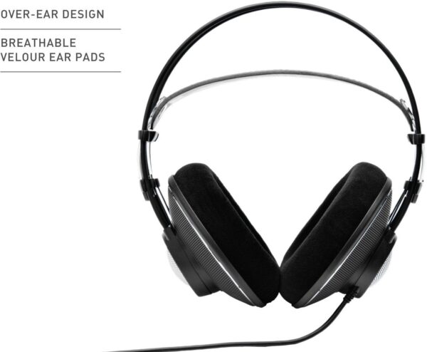 AKG K612 Pro Studio Wired without Mic  (Black, On the Ear) - Image 3