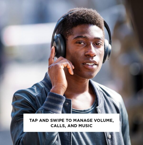 Bose Noise Cancelling 700 Over Headphones with Mic(for Calls), Alexa & touch Enabled Bluetooth  (Black, On the Ear) - Image 2