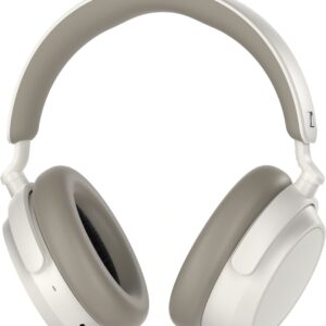 Sennheiser Accentum Plus Wireless Over Ear Headphones Designed in Germany with 50Hr Battery Bluetooth  (White, On the Ear)