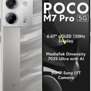 POCO M7 Pro 5G (Lunar Dust, 128 GB)  (6 GB RAM)