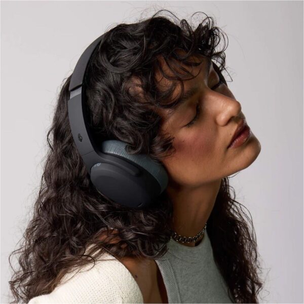 Skullcandy Crusher ANC 2 4-Mic Adjustable Sensory Bass, Dual Pairing, 50Hr Playtime Bluetooth  (Costco Black Grey, On the Ear) - Image 4