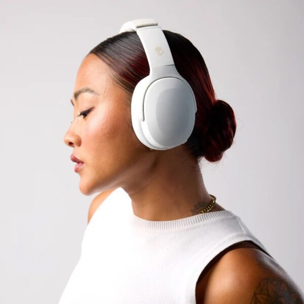 Skullcandy Crusher Evo 40mm drivers 40Hr Playtime+Rapid Charge,Adjustable Sensory Bass Bluetooth  (Bone Orange Glow, On the Ear) - Image 4