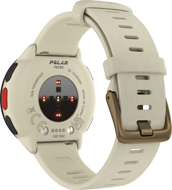 Polar Pacer Ultra-Light GPS Fitness Tracker (White) Smartwatch  (White Strap, Free Size) - Image 4