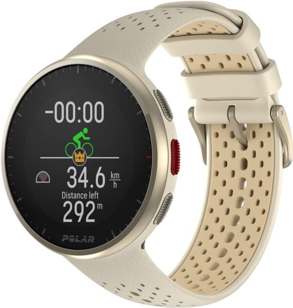 Polar Pacer Pro-Advanced GPS Sports Watch (Champagne-Gold) Smartwatch  (Gold Strap, Free Size) - Image 2