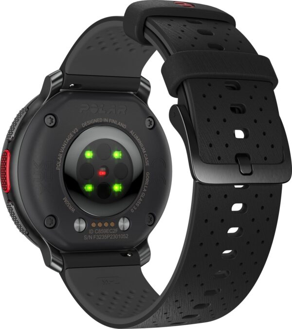 Polar Vantage V3 with H10 Heart Rate Sensor Sport Watch with GPS (Black) Smartwatch  (Black Strap, Free Size) - Image 4