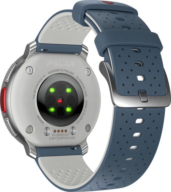 Polar Vantage V3-Premium Multisport Watch, Heart Rate Monitor (Sky Blue) Smartwatch  (Sky Blue Strap, Free Size) - Image 4
