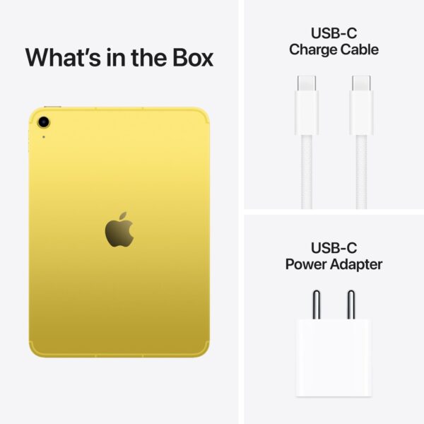 Apple 2025 iPad (A16) 128 GB ROM 11.0 inch with Wi-Fi+5G (Yellow) - Image 3
