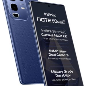Infinix Note 50s 5G+ 45W Charger In the Box & AI (Marine Drift, 128 GB)  (8 GB RAM)
