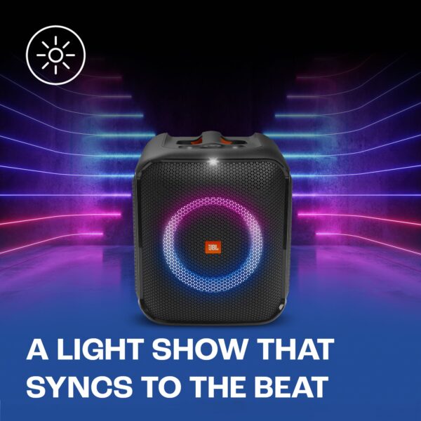 JBL Partybox Encore Essential, Dynamic Light Show ,6Hrs Playtime,Built-in Powerbank 100 W Bluetooth Party Speaker  (Black, Stereo Channel) - Image 4