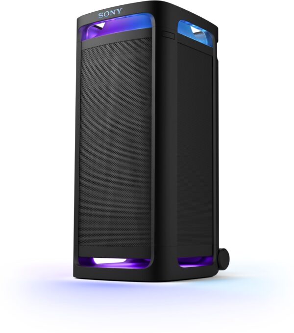 SONY Tower 9 Massive BASS & Powerful sound, 25 Hrs Battery, 360 Party Sound & Light Bluetooth Party Speaker  (Black, Stereo Channel)