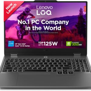 Lenovo LOQ Essential Intel Core i5 12th Gen 12450HX - (16 GB/512 GB SSD/Windows 11 Home/4 GB Graphics/NVIDIA GeForce RTX 3050A) 15IAX9E Gaming Laptop  (15.6 inch, Luna Grey, 1.77 kg, With MS Office)