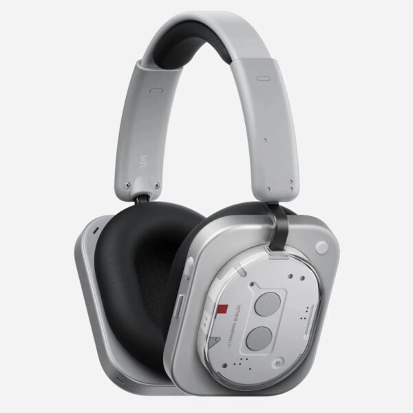 Nothing Headphone(1) 42dB ANC| Dual Device| Hi-Res+LDAC|40mm Driver|Sound by KEF Bluetooth & Wired  (White, On the Ear)