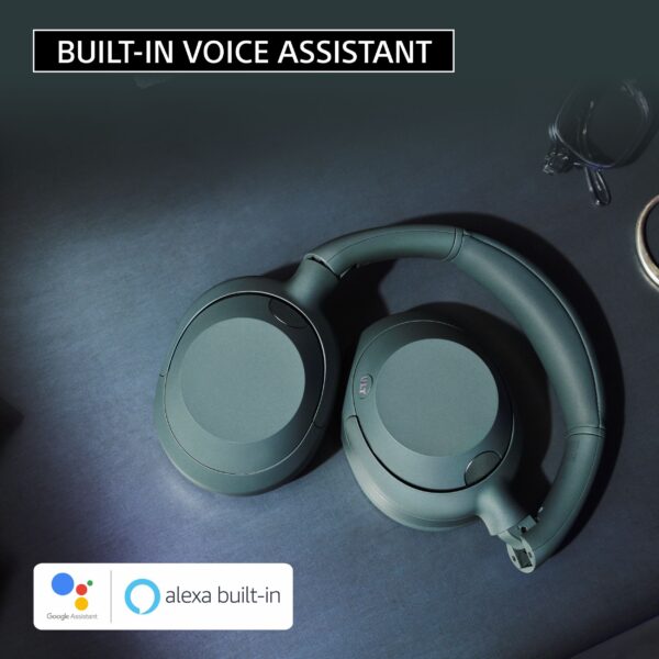 SONY ULT WEAR Noise Cancelling with Massive Bass & Comfortable Design Bluetooth  (Forest Gray, On the Ear) - Image 4