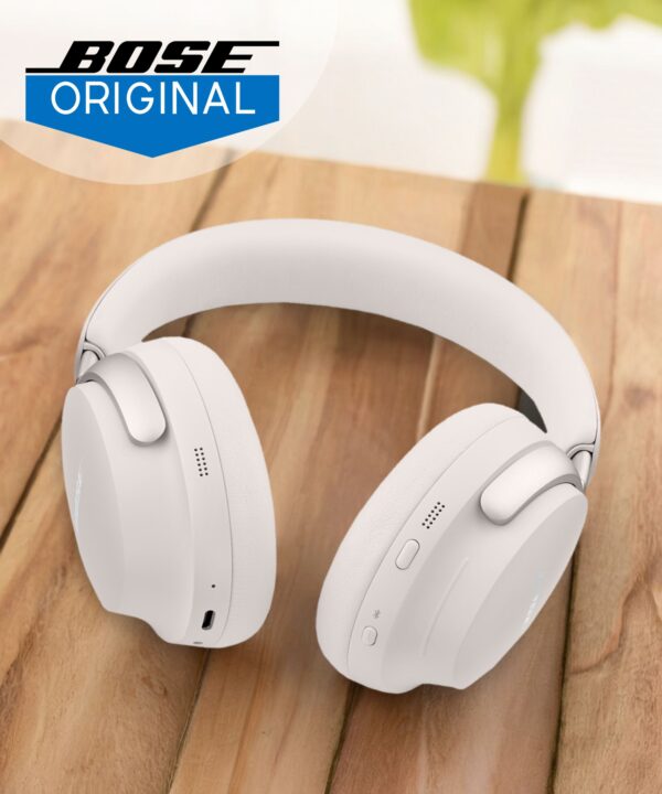 Bose New QuietComfort Ultra Headphones with Spatial Audio,NC & Upto 24hr Battery Life Bluetooth Gaming  (Smoke White, On the Ear) - Image 2