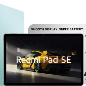 REDMI Pad SE 4 GB RAM 128 GB ROM 11.0 inch with Wi-Fi Only Tablet (Mint Green)