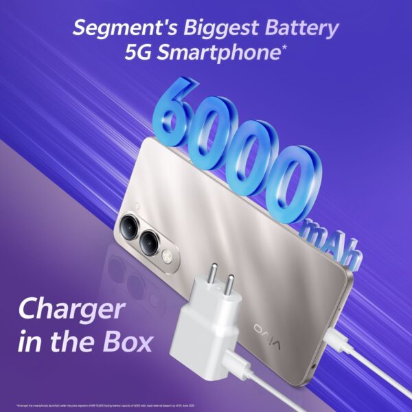 vivo T4 Lite 5G Charger in the Box (Titanium Gold, 256 GB)  (8 GB RAM) - Image 2