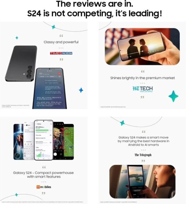 Samsung Galaxy S24 5G Snapdragon (Onyx Black, 256 GB)  (8 GB RAM) - Image 2