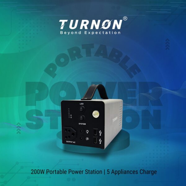 Turnon Beyond Expectation 60000 mAh 220 W Mini Power Bank  (Silver Gray with Black, Lithium-ion, Quick Charge 3.0, Fast Charging for Laptop, Earbuds, Mobile, Smartwatch, Speaker, Tablet, Trimmer, Smartband) - Image 2